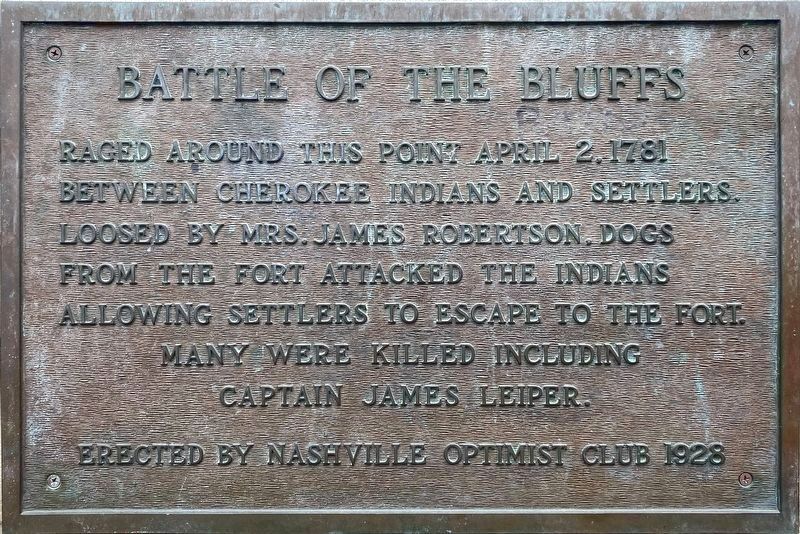 Battle of the Bluffs Marker image. Click for full size.