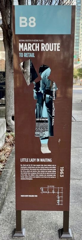 Little Lady in Waiting Marker. Click for full size. Little Lady in Waiting Marker image. Click for full size.