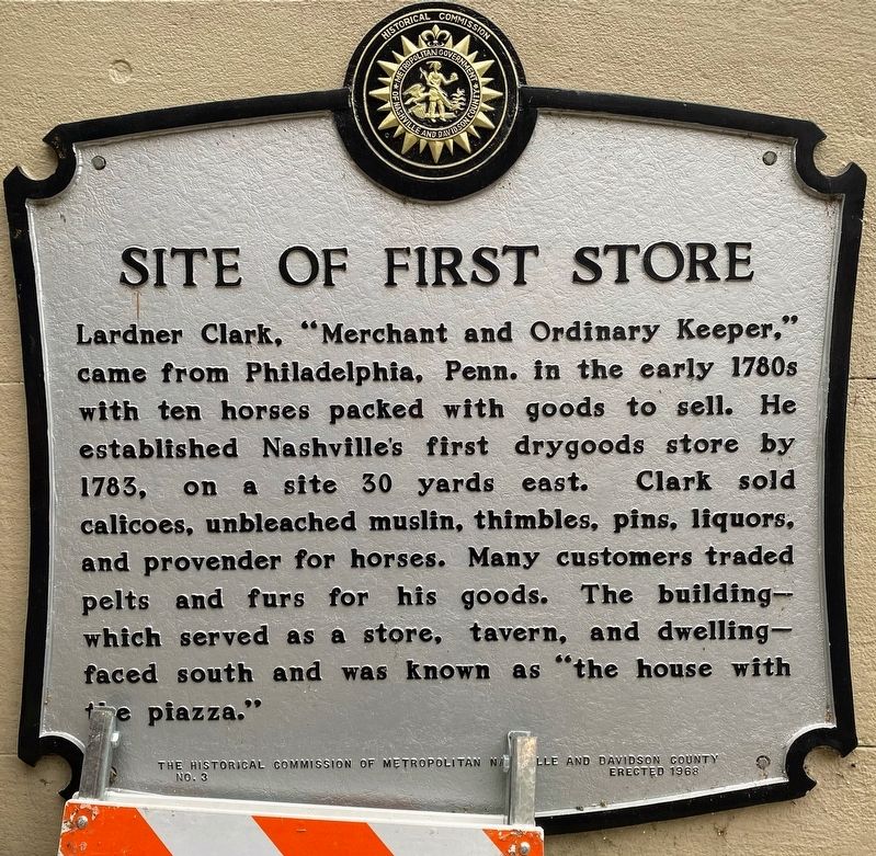 Site of First Store Marker image. Click for full size.