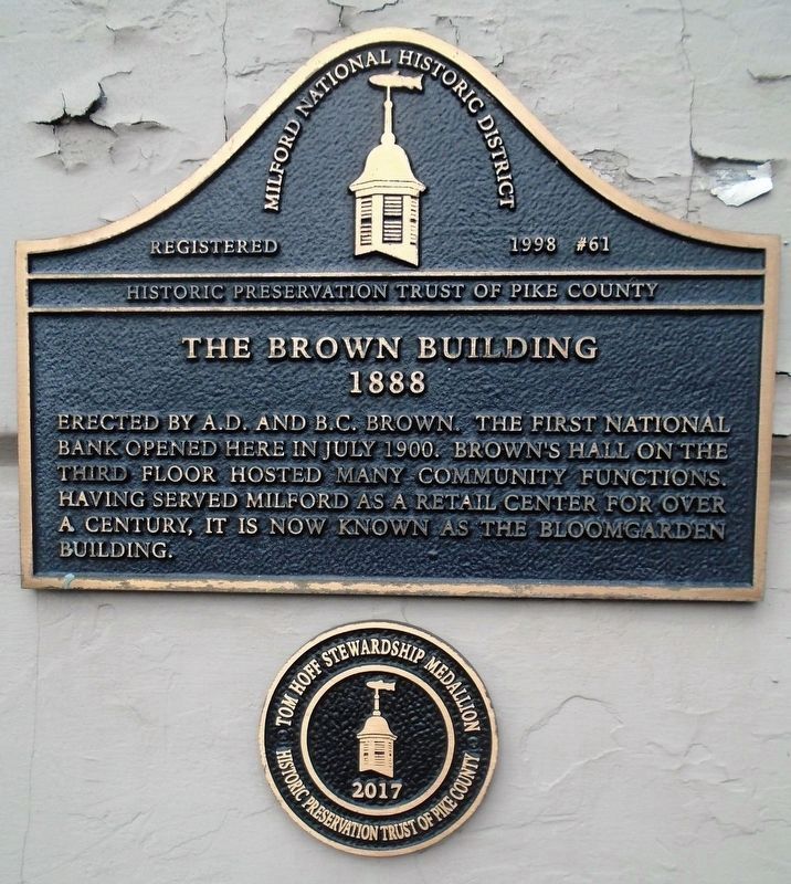 The Brown Building Markers image. Click for full size.