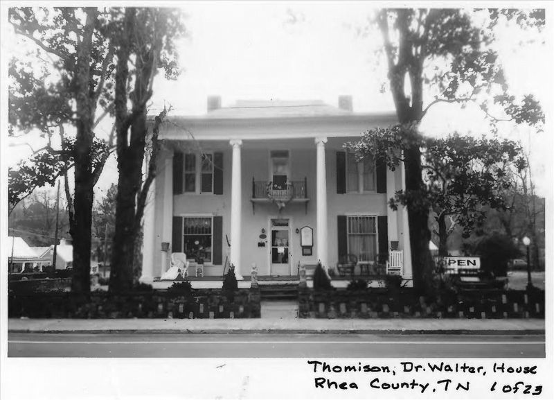 Dr. Walter F. Thomison House. Click for more information. Dr. Walter F. Thomison House image. Click for more information.