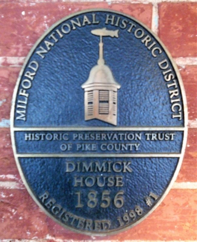 Dimmick House Marker image. Click for full size.