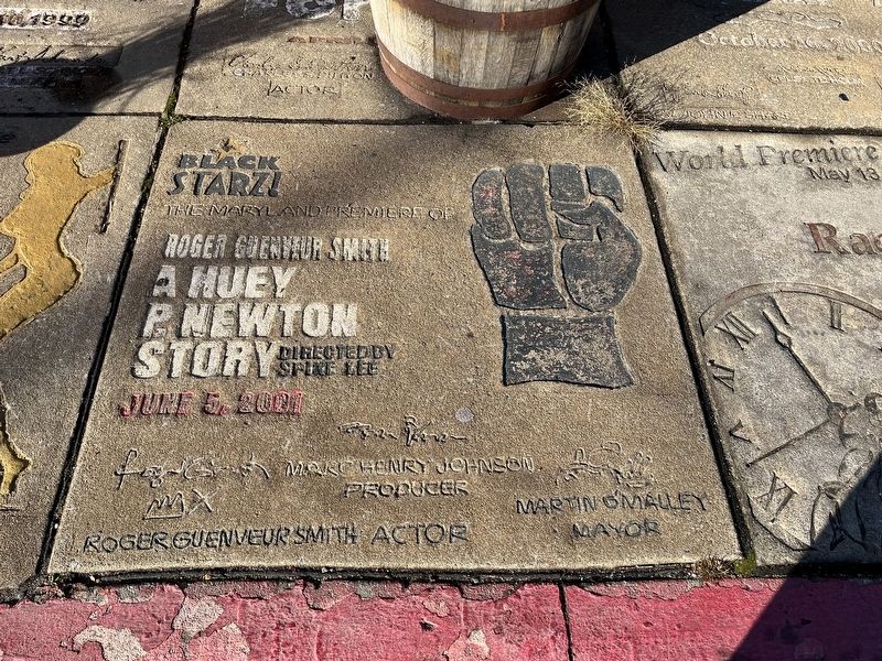 A Huey P. Newton Story Marker image. Click for full size.