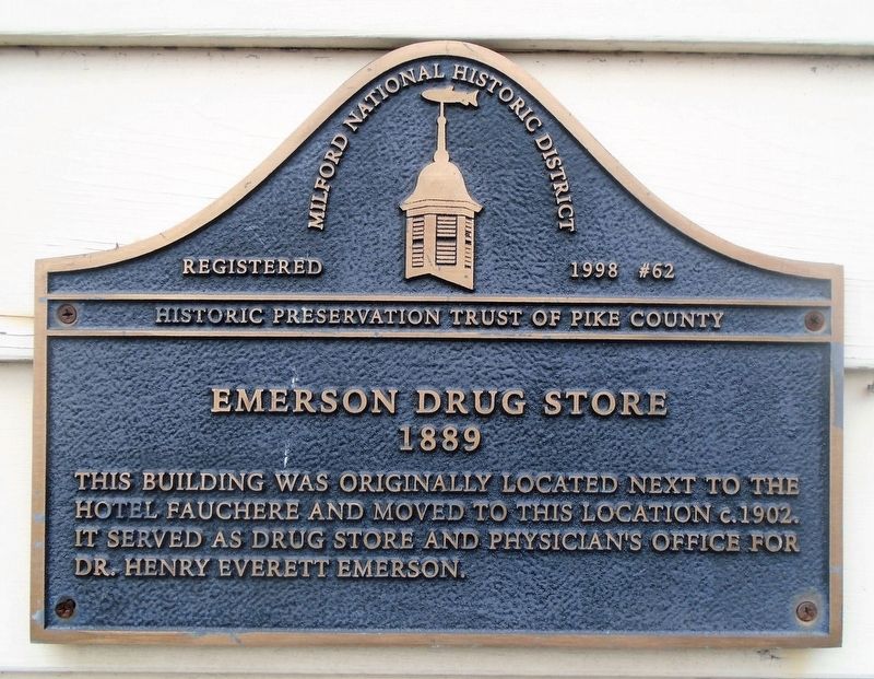 Emerson Drug Store Marker image. Click for full size.