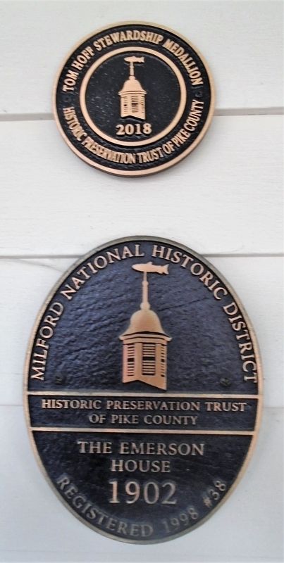 The Emerson House Marker image. Click for full size.