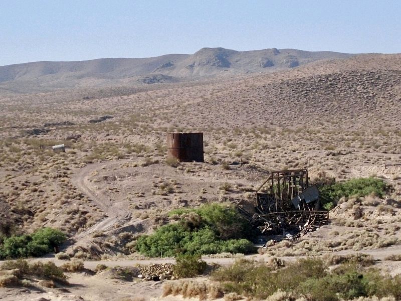 Tecopa Mill Ruins image. Click for full size.