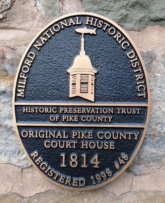 Original Pike County Court House Marker image. Click for full size.