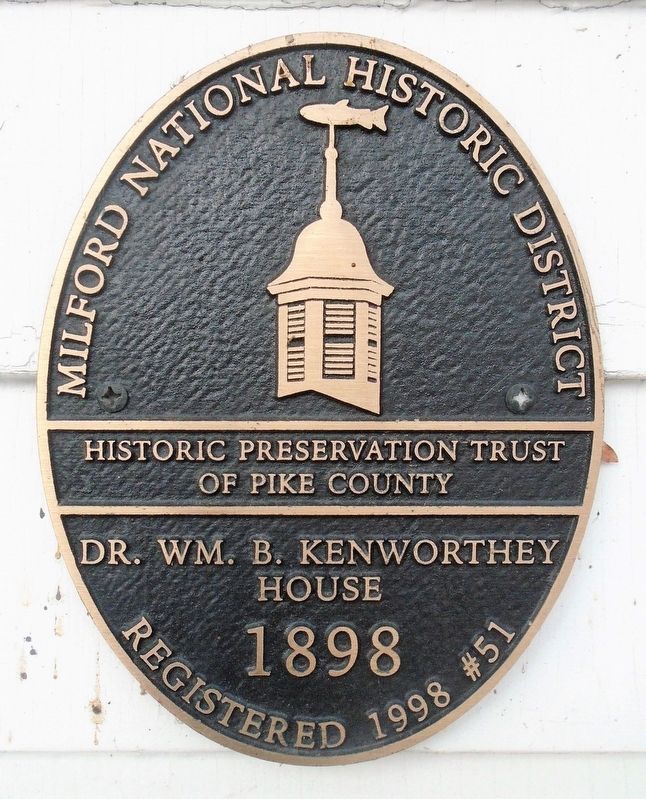 Dr. Wm. B. Kenworthey House Marker image. Click for full size.