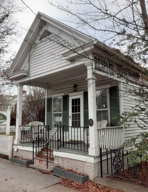 Cornelius Bull Law Office and Marker image. Click for full size.