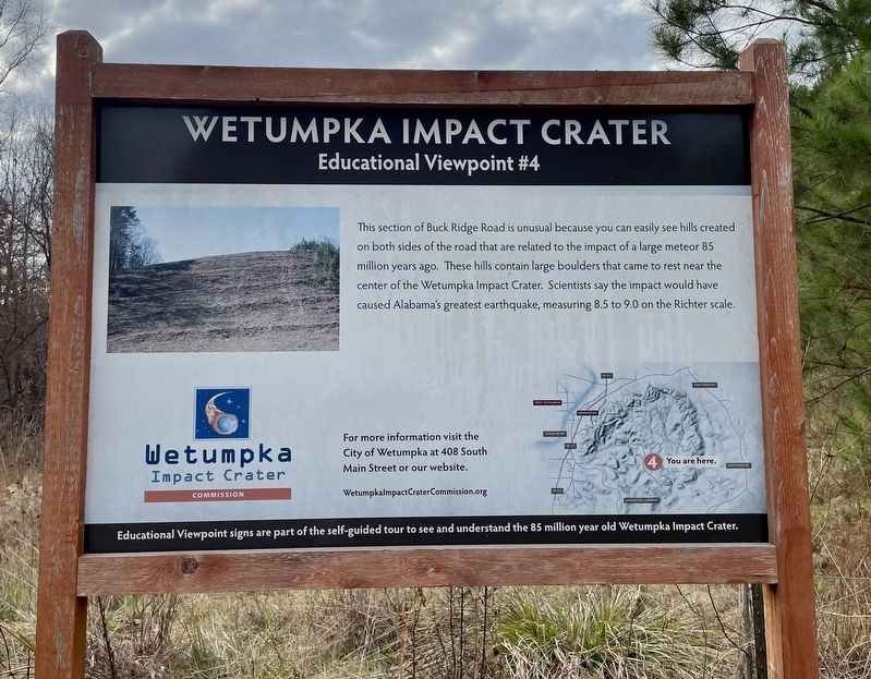 Wetumpka Impact Crater Marker image. Click for full size.
