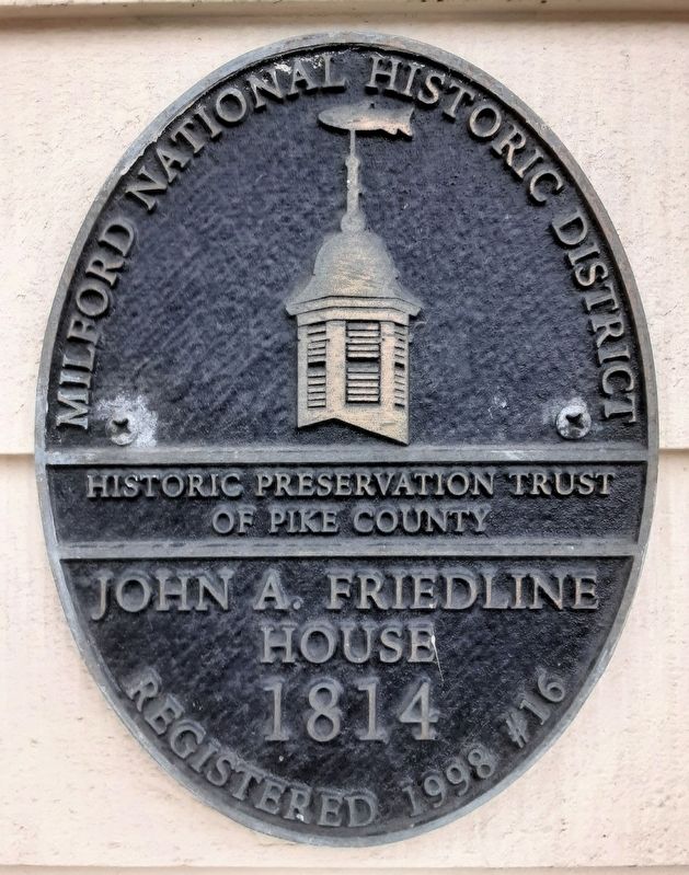 John A. Friedline House Marker image. Click for full size.