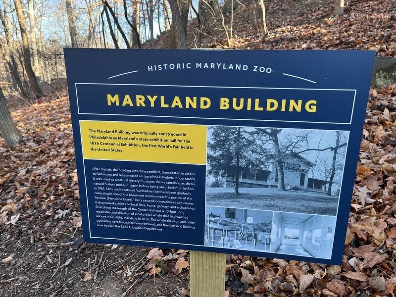 Maryland Building Marker image. Click for full size.