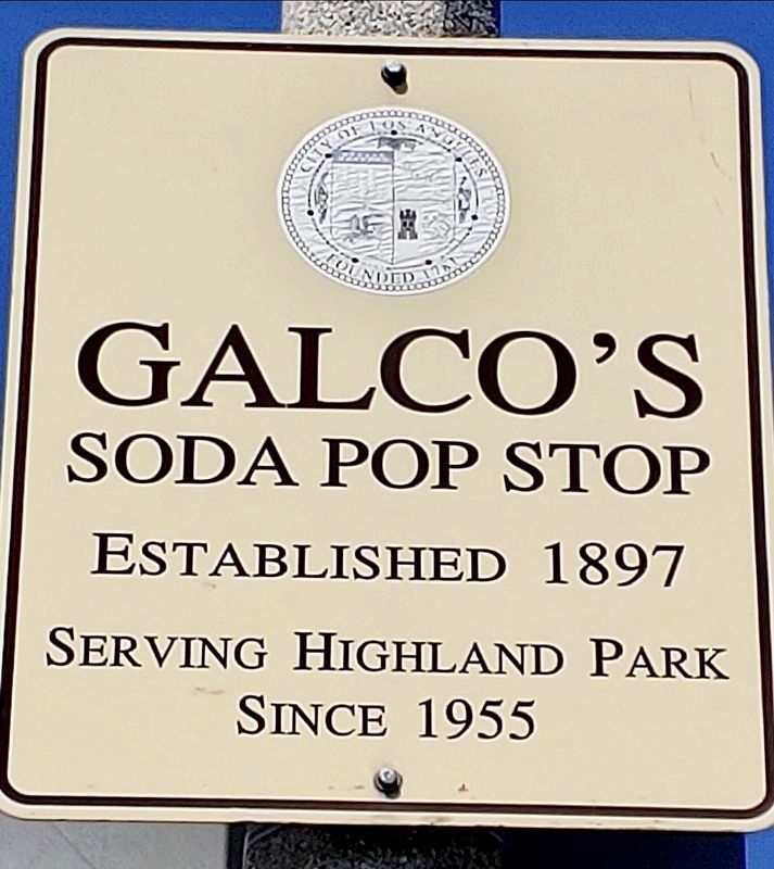 Galcos Soda Pop Stop Marker image. Click for full size.