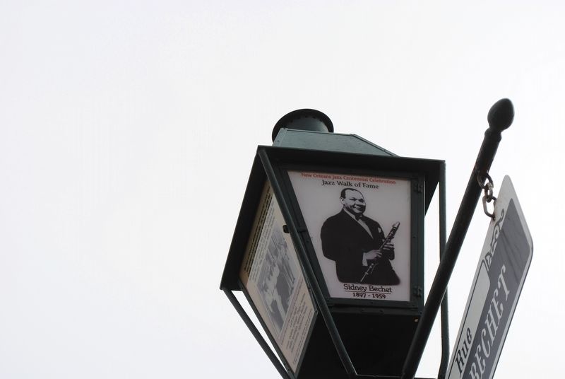Sidney Bechet Marker image. Click for full size.