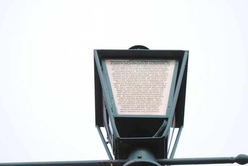 Sidney Bechet Marker image. Click for full size.