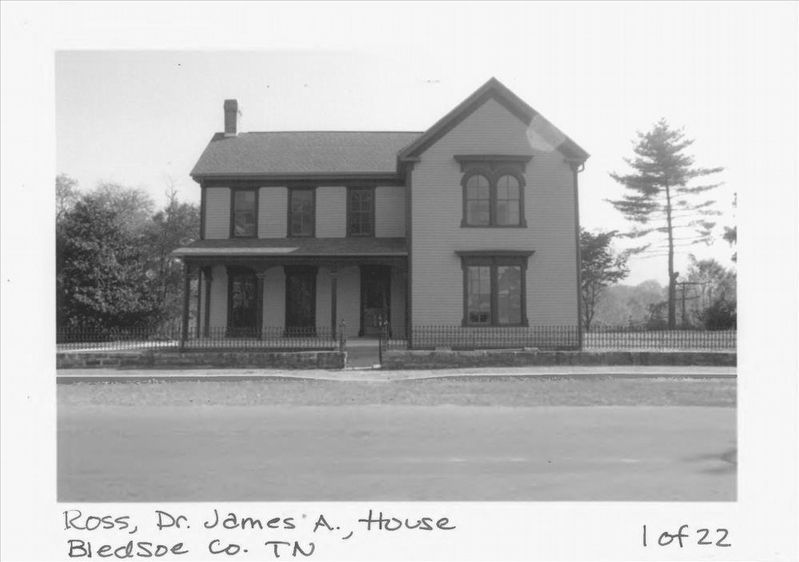 Dr. James A. Ross House image. Click for more information.