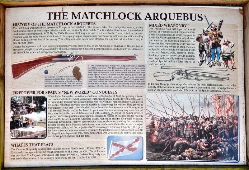 Matchlock Arquebus Marker image. Click for full size.