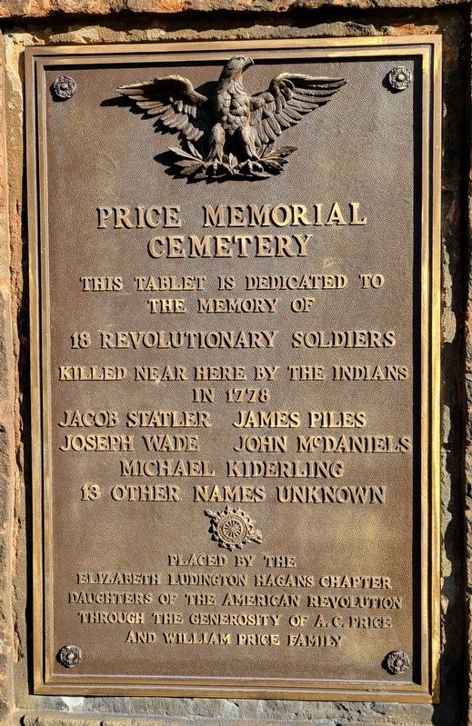 Price Memorial Cemetery Marker image. Click for full size.