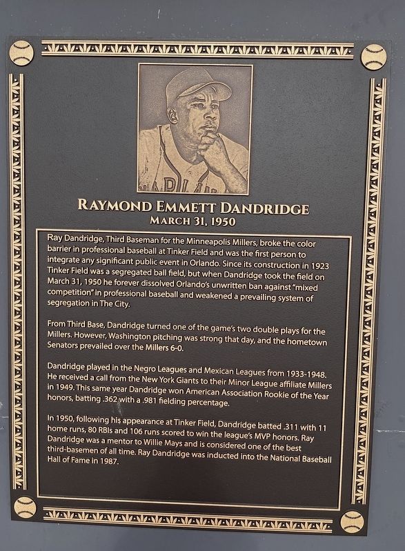 Raymond Emmett Dandridge Marker image. Click for full size.