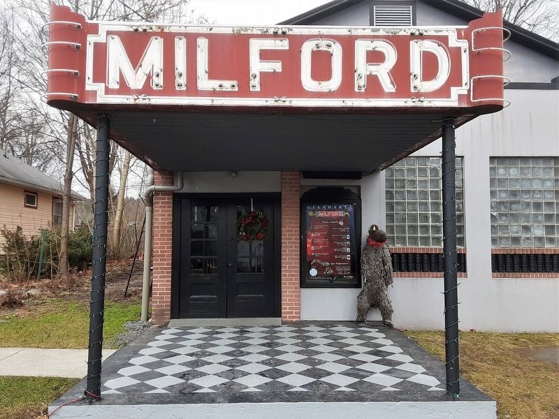 The Milford Theater Entrance image. Click for full size.