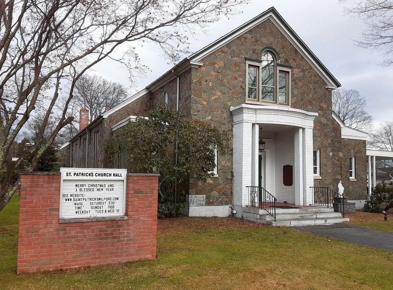 St. Patrick's Parish Fellowship Hall (former sanctuary) image. Click for full size.