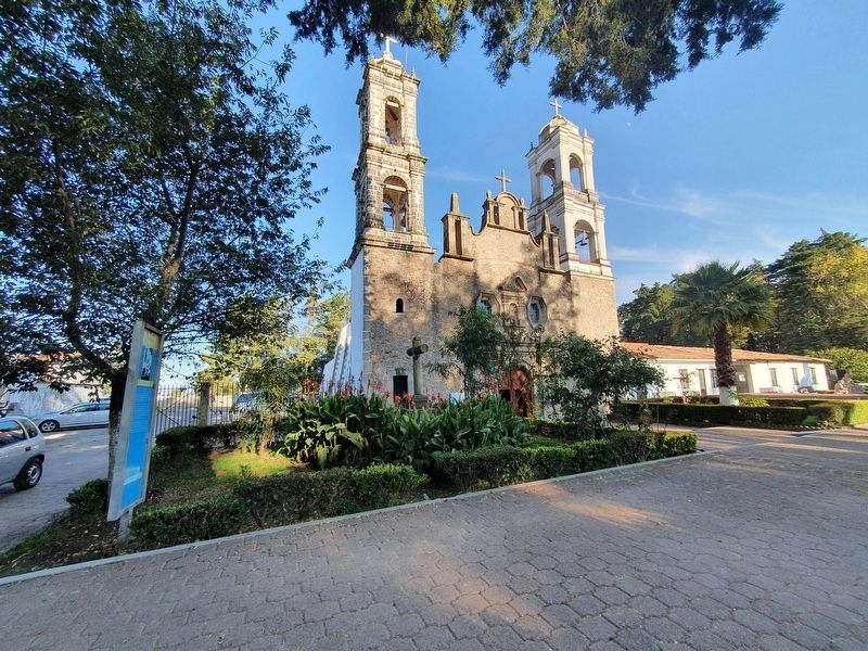 Church of the Virgen de la Pea de Francia and Marker image. Click for full size.