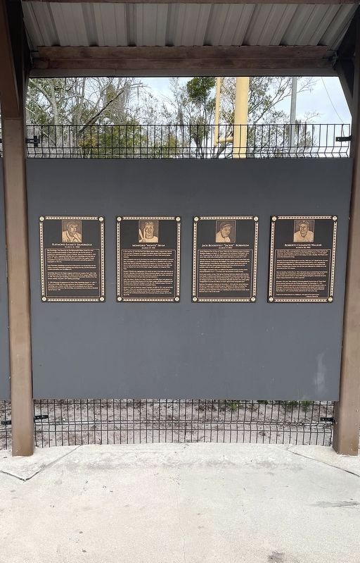 Jackie Robinson Marker (second from right) image. Click for full size.