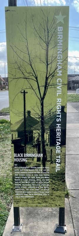 Black Birmingham Housing Marker image. Click for full size.