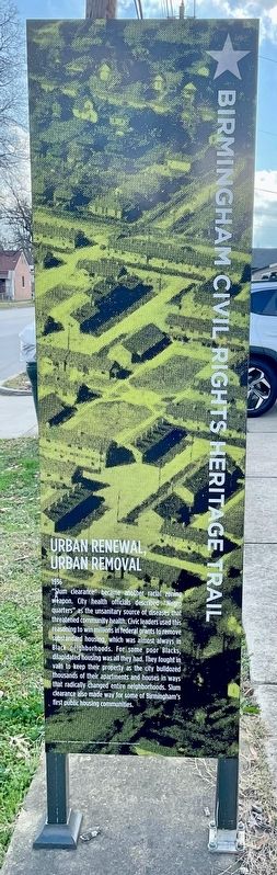 Urban Renewal, Urban Removal Marker image. Click for full size.