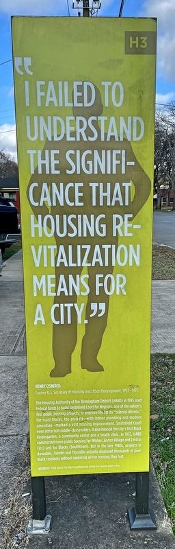 Urban Renewal, Urban Removal Marker image. Click for full size.