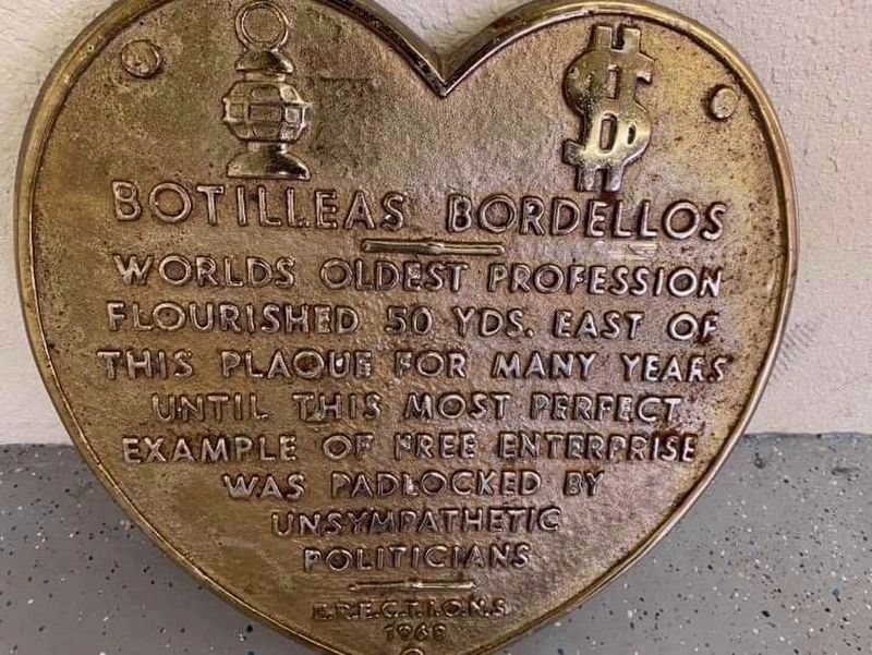 Botilleas Bordellos Marker image. Click for full size.