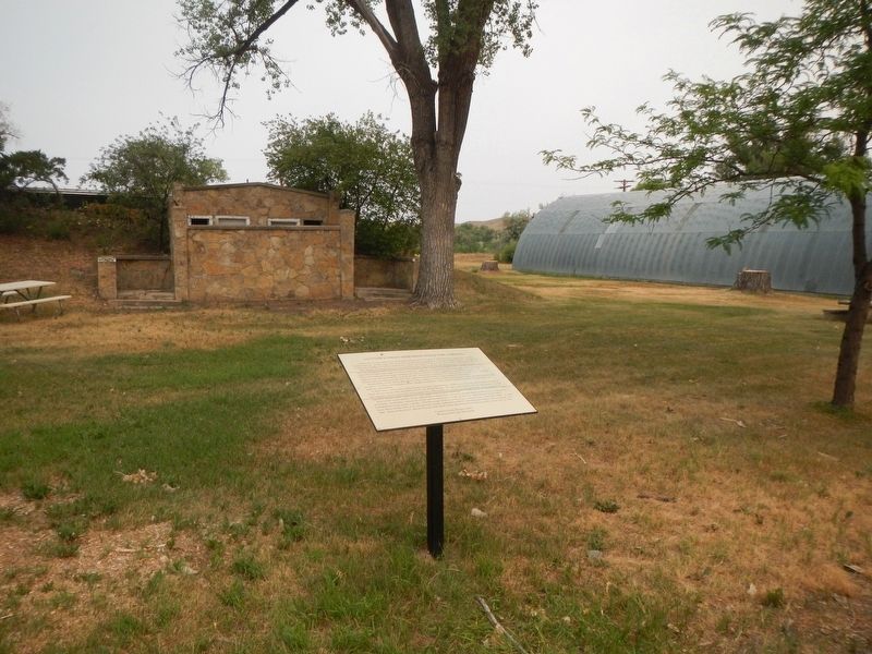 Custer's First Skirmish With The Lakota Marker image. Click for full size.