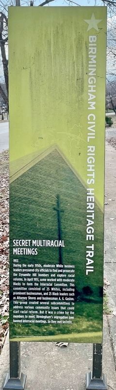 Secret Multiracial Meetings Marker image. Click for full size.