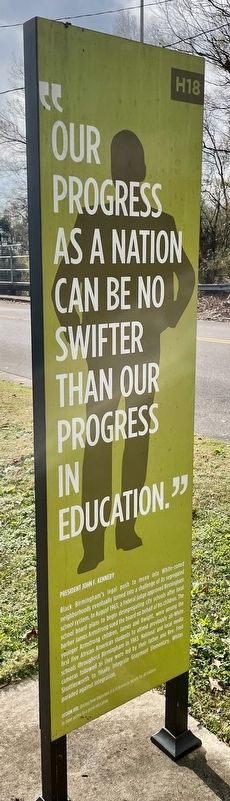 First Neighborhoods, then Schools Marker image. Click for full size.