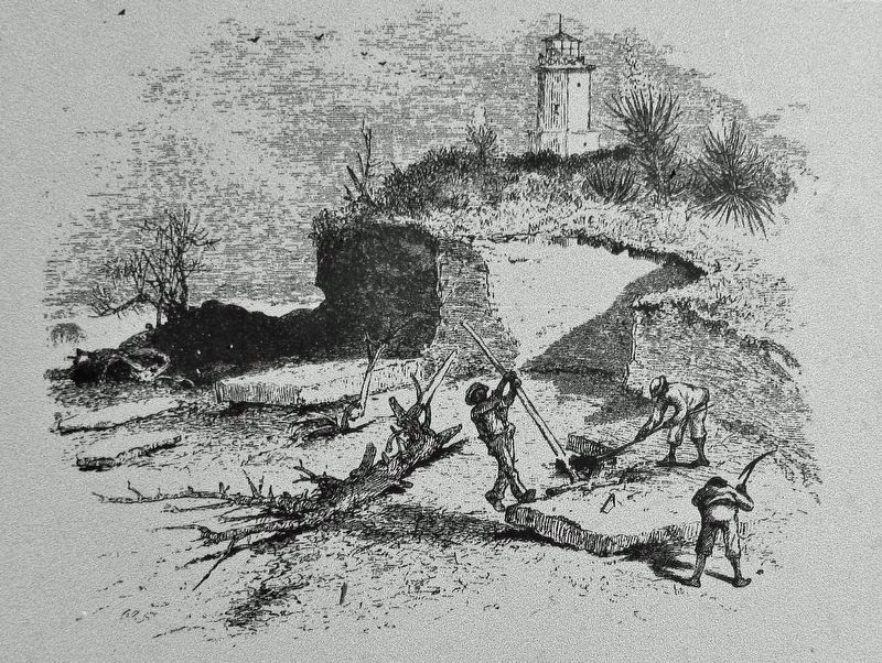 Marker detail: Coquina Quarry, Anastasia Island image. Click for full size.
