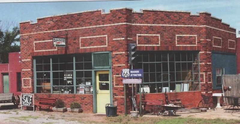 Seaba Station, Warwick, Oklahoma Marker image. Click for full size.