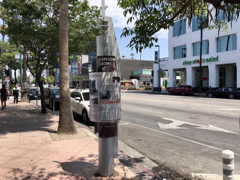 Lankershim Laconic Marker. Click for full size. Lankershim Laconic Marker image. Click for full size.