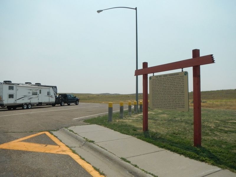 The Hell Creek Formation Marker image. Click for full size.