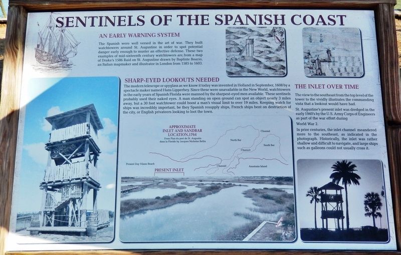 Sentinels of the Spanish Coast Marker. Click for full size. Sentinels of the Spanish Coast Marker image. Click for full size.