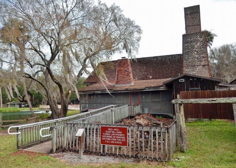 Sugar Mill Ruins (<i>in foreground</i>) image. Click for full size.