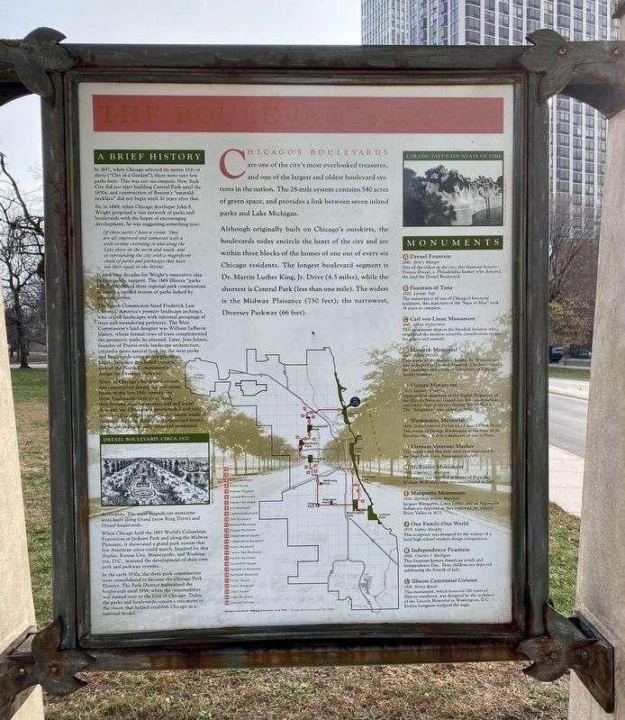 The Boulevard System Marker image. Click for full size.
