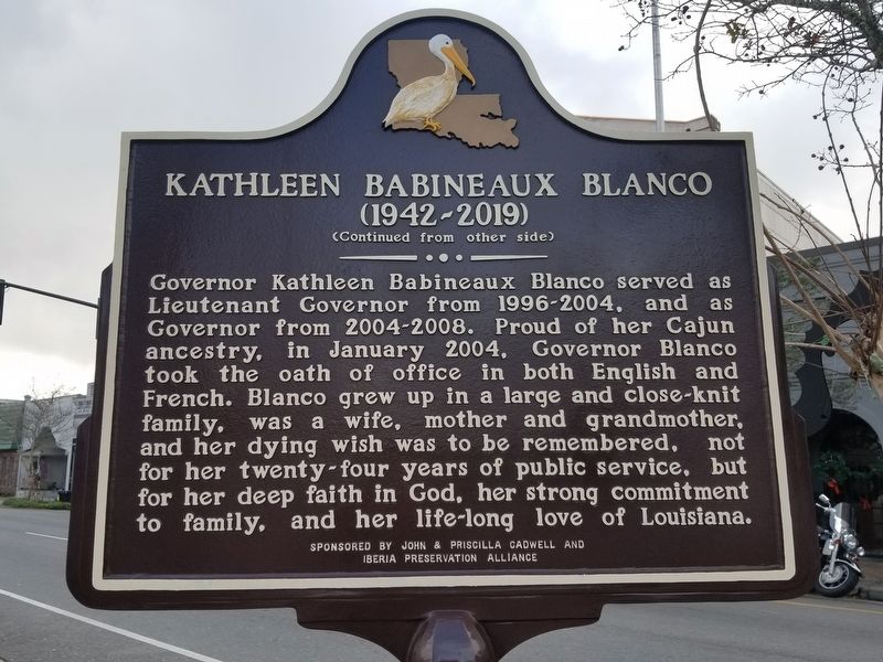 Kathleen Babineaux Blanco Marker image. Click for full size.