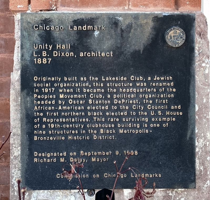 Unity Hall Marker image. Click for full size.