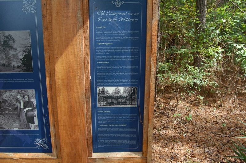 Old Campground Marker image. Click for full size.