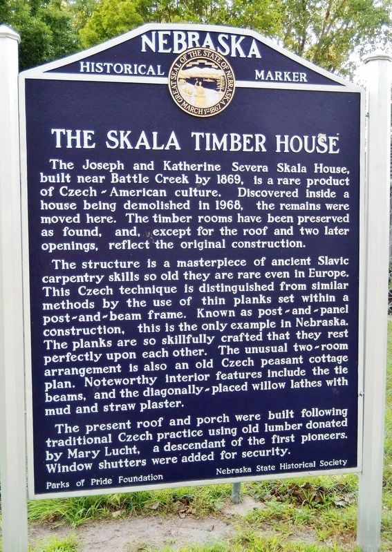 Skala Timber House Marker image. Click for full size.