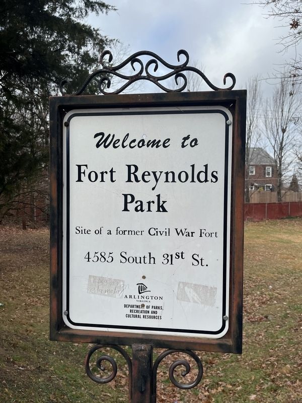 Welcome to Fort Reynolds Park Marker image. Click for full size.