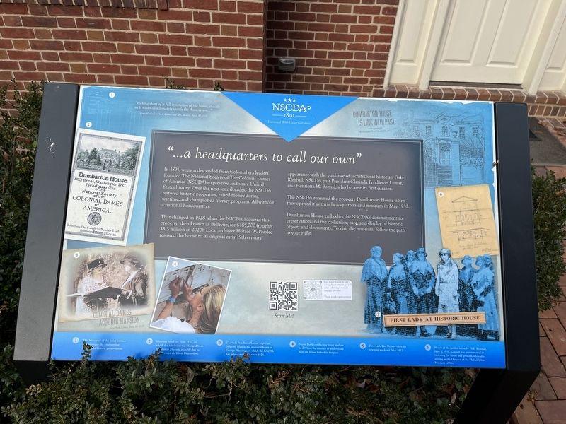 "�a headquarters to call our own" Marker image. Click for full size.