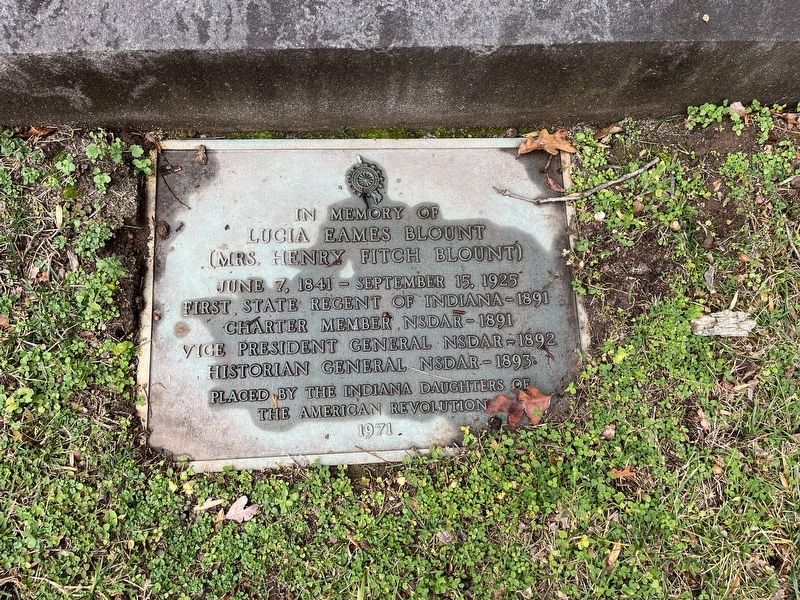 In Memory of Lucia Eames Blount Marker image. Click for full size.