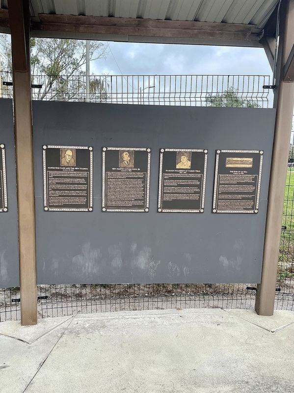 The End of an Era Marker (far right in photo). Click for full size. The End of an Era Marker (far right in photo) image. Click for full size.