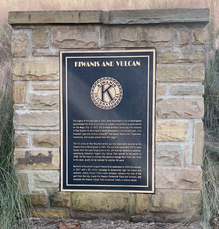 Kiwanis and Vulcan Marker image. Click for full size.